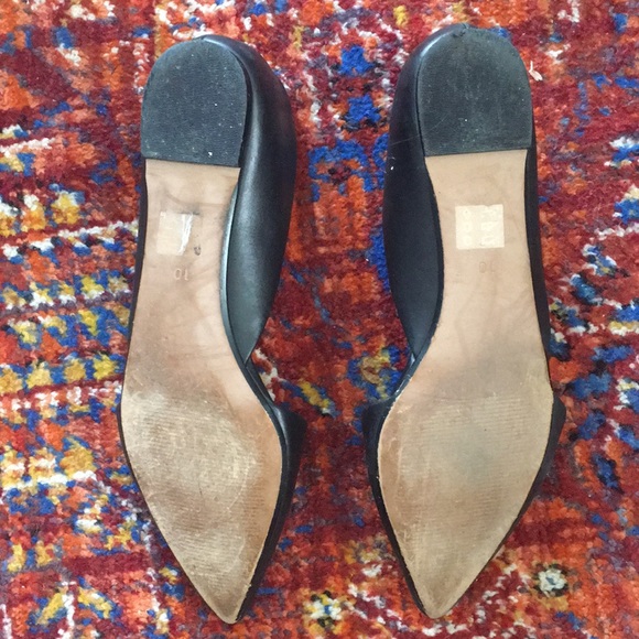 Madewell black leather flats - Picture 2 of 4